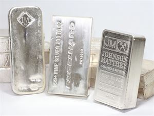 Picture of 100 oz Silver Bar - Various brands