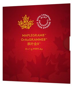 Picture of 8 Gram Gold MapleGram